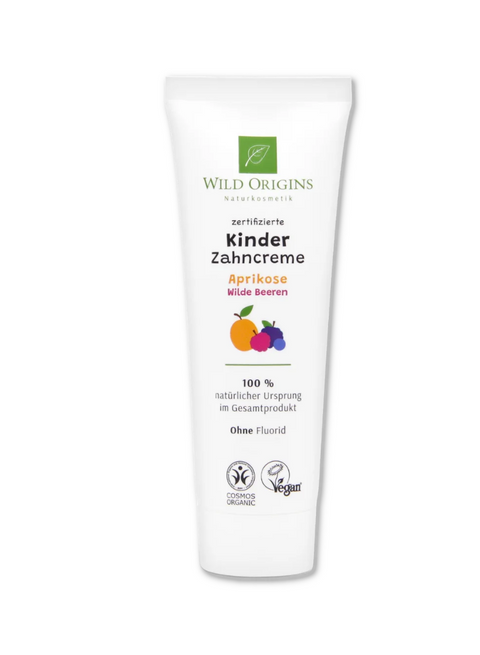 Bio Kinder-Zahncreme ohne Fluorid
