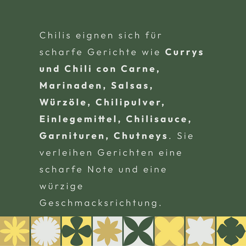 Chilies geschrotet ohne Kerne