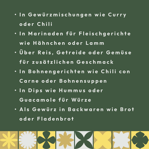 Cumin / Kreuzkümmel gemahlen