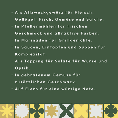 Pfeffer bunt
