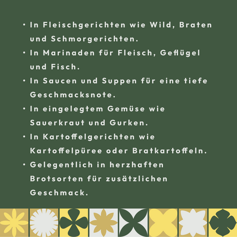 Wacholderbeeren ganz